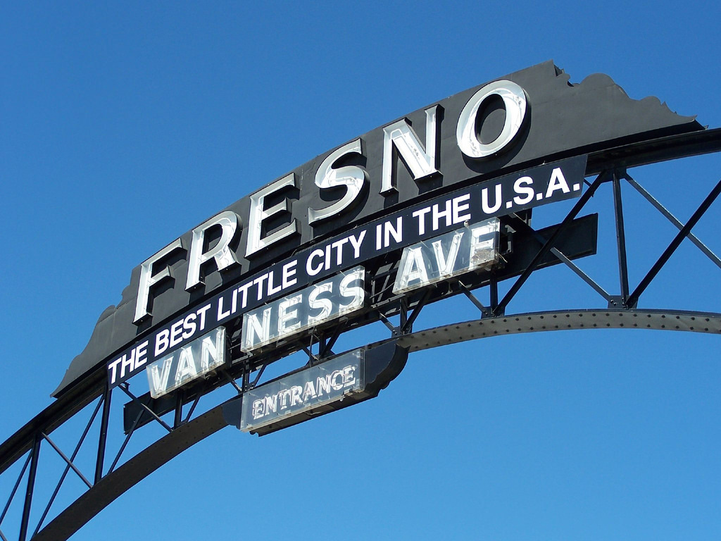 Fresno: Best Little City in the U.S.A sign