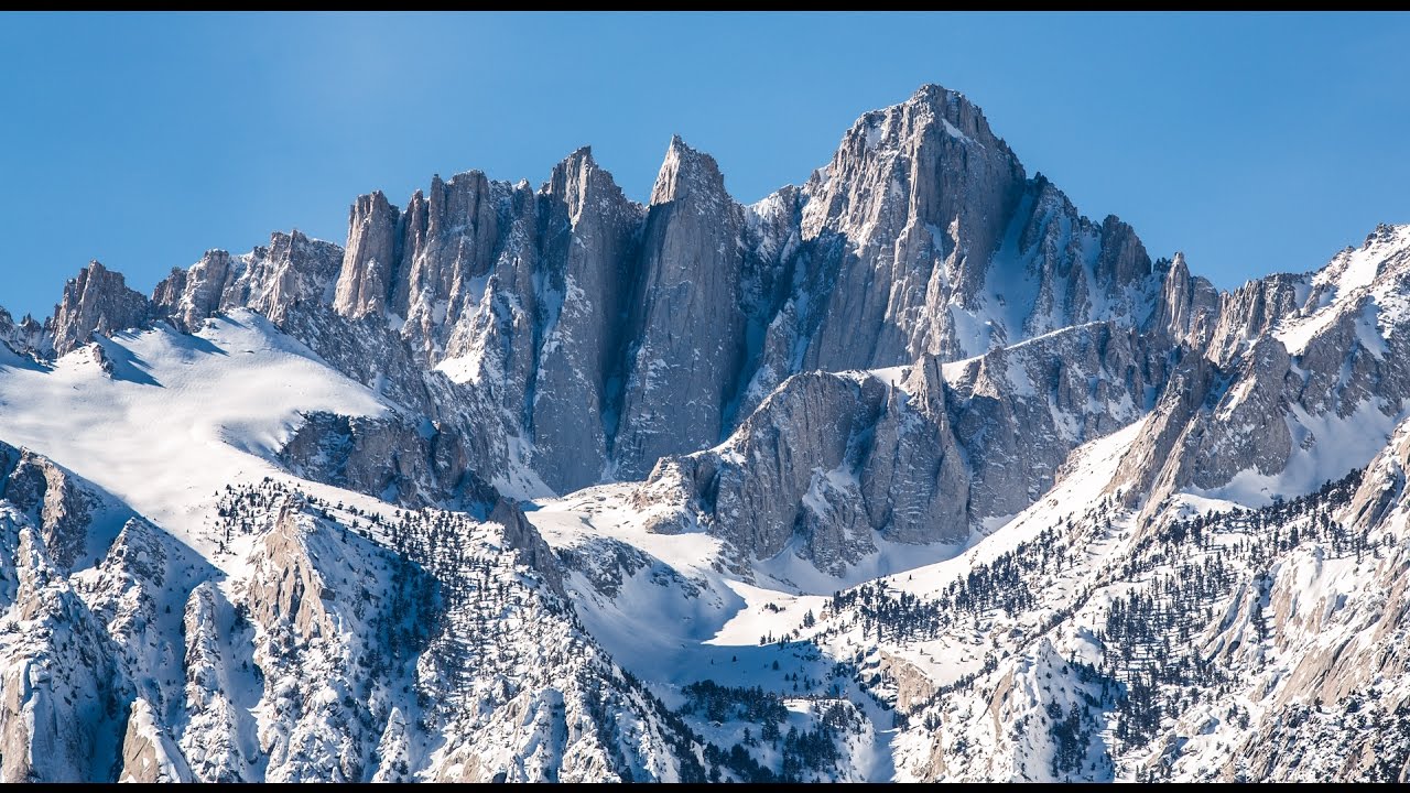 Photo of California's highest peak, Mt. Whitney, in 2017