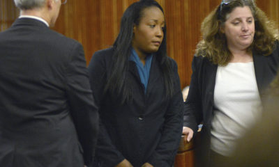 Ina Rogers, center, appears in Solano County Superior Court in Fairfield, CA.