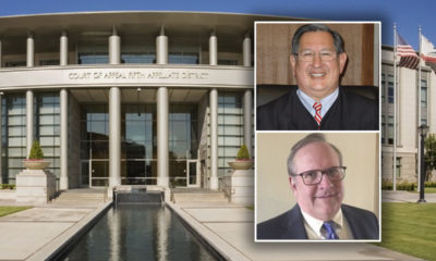 Photos of new 5th District Court of Appeal associate justices Thomas DeSantos, top, and Mark W. Snauffer