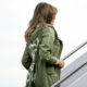 Photo of Melania Trump boarding plane