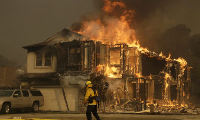 Photo of the 2017 Santa Rosa wildfire
