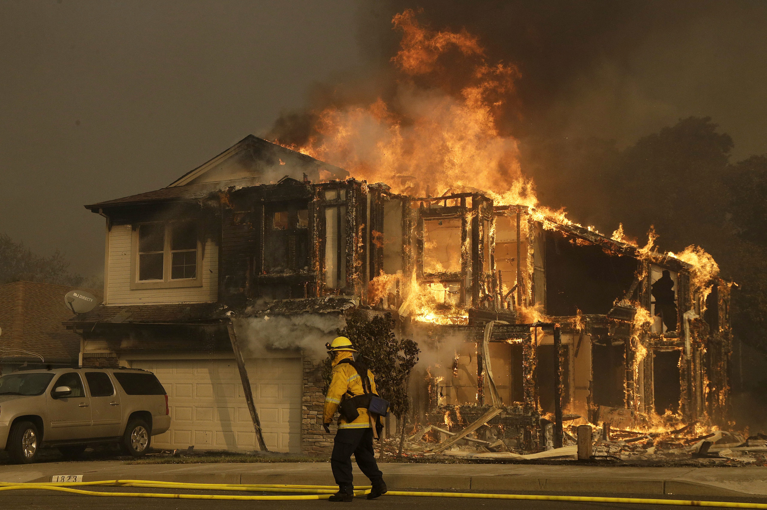 Photo of the 2017 Santa Rosa wildfire