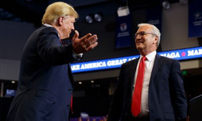 Photo of President Donald Trump and Senate candidate Rep. Kevin Cramer