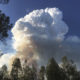 Photo of wildfire in Redding, California area