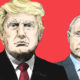 Illustration of Trump and Putin