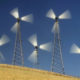 Photo of windmills at Altamont Pass in California
