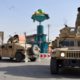 Photo of Afghan security personnel patrol in the city of Ghazni province