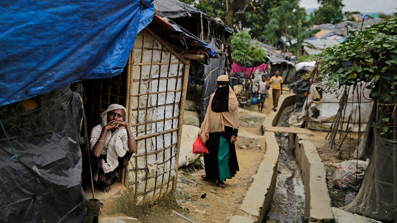 Photo of a Rohingya community