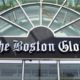 Photo of the facade of The Boston Globe building
