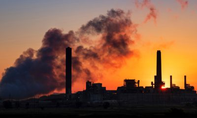 Photo of the Dave Johnson coal-fired power plant in Wyoming