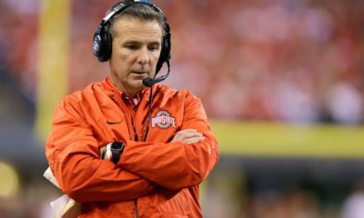 File photo of Urban Meyer on the sideline at Ohio State's Big Ten championship NCAA college football game