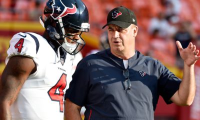 Photo of QB Deshaun Watson and Coach Bill O'Brien