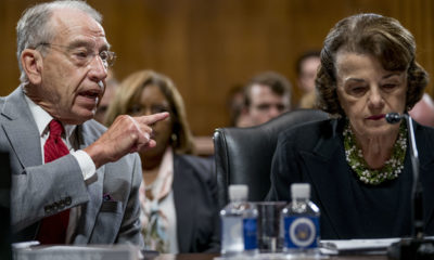 Photo of Sens. Grassley and Feinstein