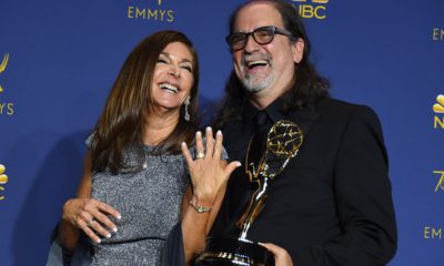 Photo of Glenn Weiss after proposing to Jan Svendsen
