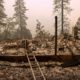 Photo of a home that has been leveled by the Delta Fire in California