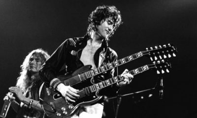 Photo of Jimmy Page, Led Zeppelin guitarist