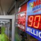 Photo of Mega Millions jackpot sign outside of a store