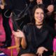 Photo of Adriana Lima backstage