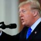 Photo of President Donald Trump speaking during a news conference in Washington