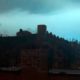 Photo of the blue light that flashed over Queens, New York