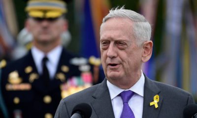 Photo of retiring defense secretary Jim Mattis