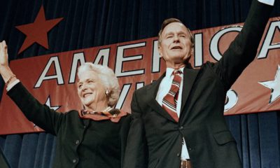 Photo of George H.W. Bush and Barbara Bush