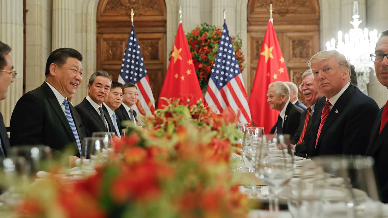 Photo of President Donald Trump and Xi Jinping