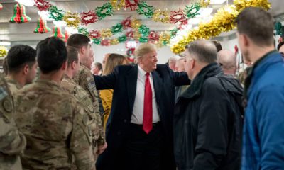 Photo of President Donald Trump in Iraq