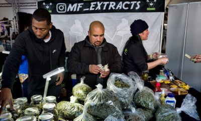 Photo of marijuana vendors