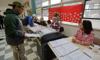 Photo of man voting in Venura County