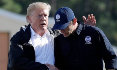 Photo of Donald Trump and Brock Long