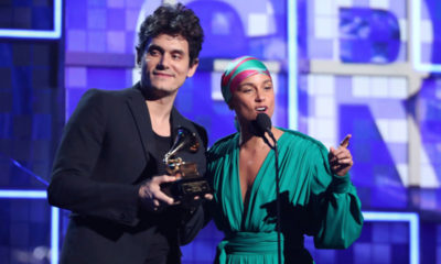 Photo of John Mayer and Alicia Keys