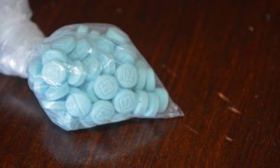 Photo of Mexican Oxy, fentanyl laced blue pills