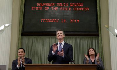 Gavin Newsom at his State of the State address