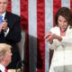 Photo of Nancy Pelosi, Donald Trump, and Mike Pence
