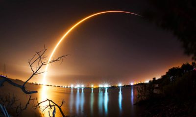 Photo of SpaceX Falcon9 launch in Cape Canaveral, FL.