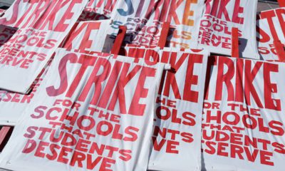 Photo of picket signs