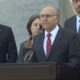 Photo of Fresno Mayor Lee Brand talking about homelessness in Sacramento