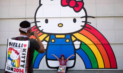 Photo of fans at a Hello Kitty Convention