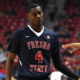 Photo of Fresno State basketball player Braxton Huggins
