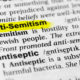 Photo of the word "antisemitism" in a dictionary