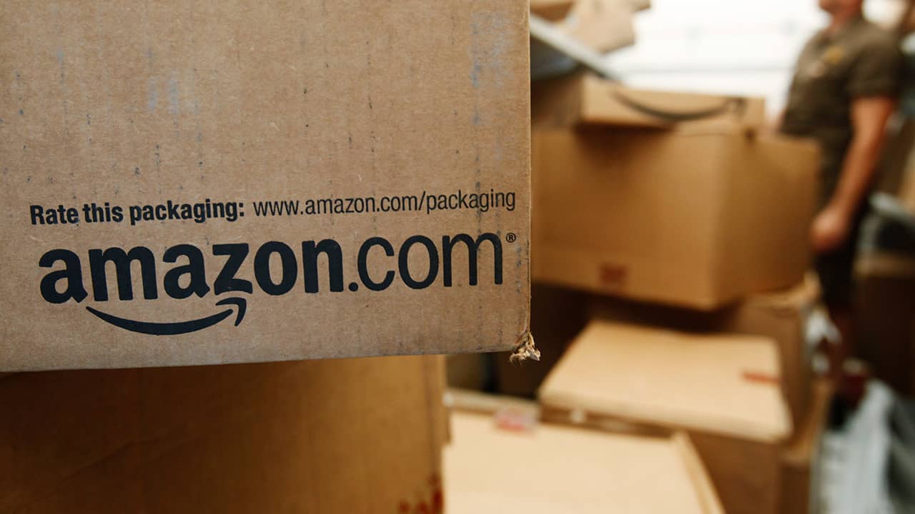 Photo of Amazon box
