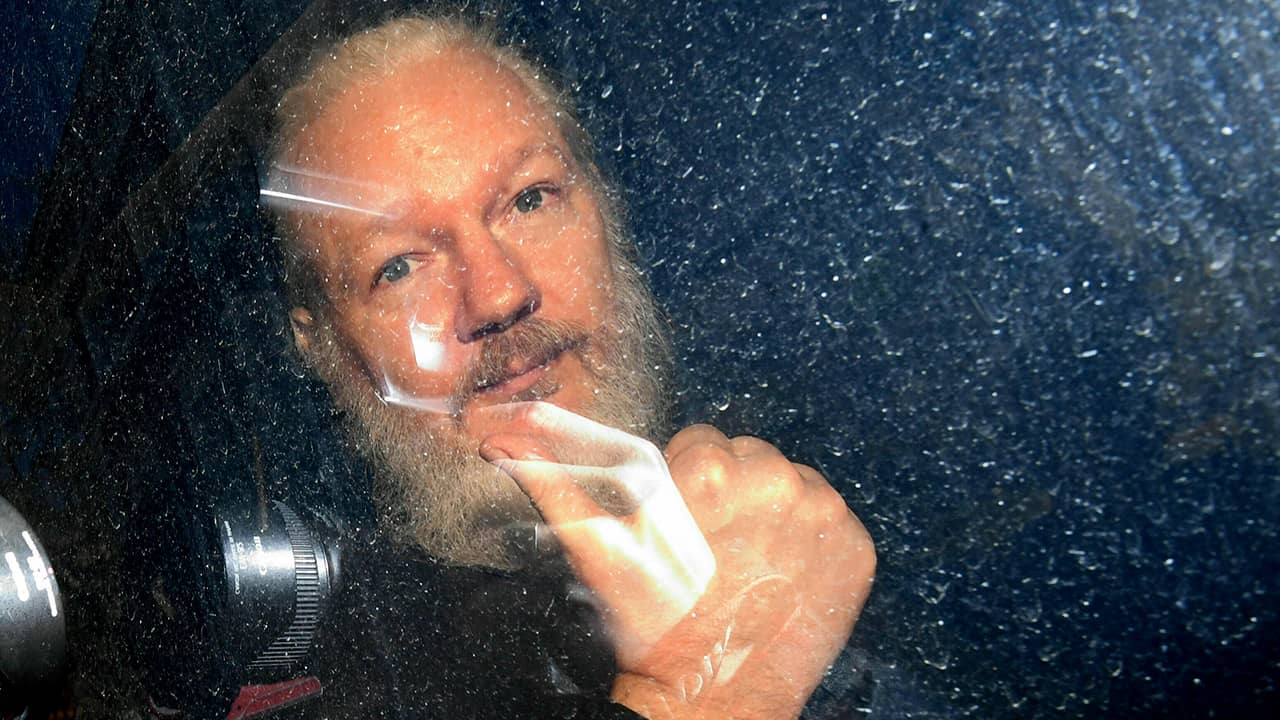 Photo of Julian Assange