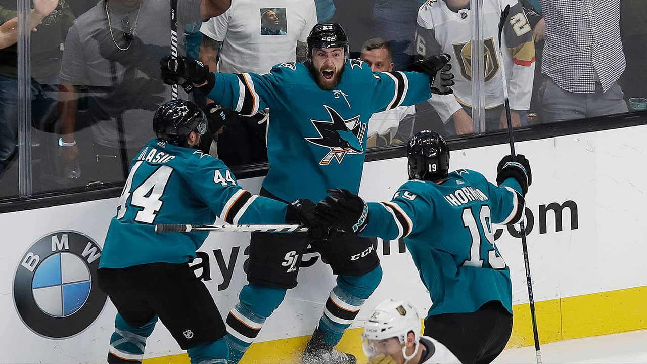 Photo of San Jose Sharks players