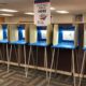 Photo of voting booths