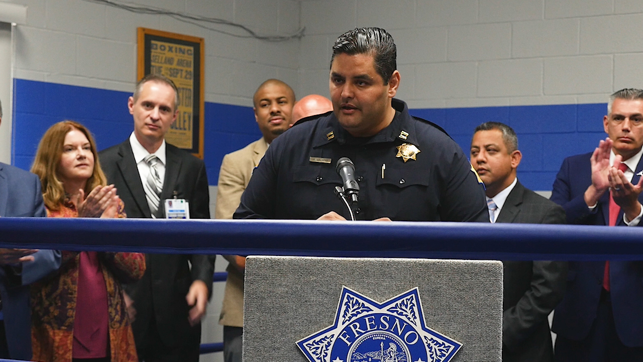 Photo of Fresno police Capt. Mark Salazar