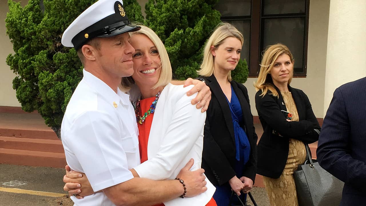 Photo of Edward Gallagher and his wife, Andrea Gallagher