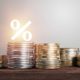 Photo of coins and % sign