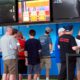 Photo of sports gamblers in line